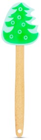 Spatula din silicon - pom de Craciun - 29 x 7,6 cm