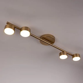 Spot PUNTO 4xGX53/12W/230V auriu