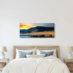 Tablou - Alimentarea cu energie electrică (120x50 cm)
