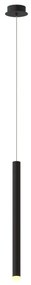 Pendul LED tubular design modern minimalist CALA negru