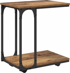 vidaXL Masă laterală Lemn vechi 50 x 35 x 55.5 cm Lemn compozit