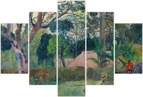 Tablou - Paul Gauguin, Te raau rahi (The Big Tree), reproducere (150x105 cm)
