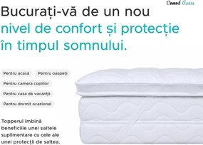 Protectie pentru saltea cu doua straturi - TOPPER 90 x 200 cm