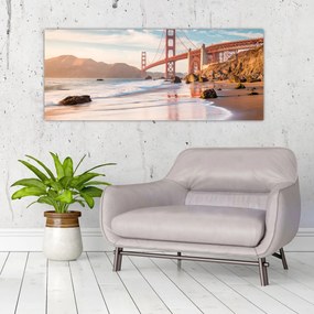 Tablou - Golden Gate Bridge (120x50 cm)