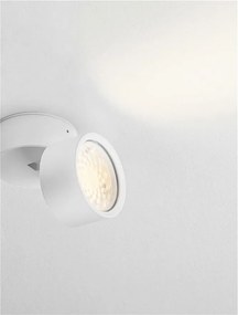 Spot LED aplicat directionabil diametru 8cm PULL alb, NVL-9030771