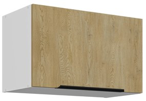 Dulap superior de bucătărie Carminia 60 GU-36 1F (stejar cremona + alb). 1128058