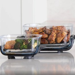 Friteuza cu aer cald 4in1 Ninja CRISPi FN102EU, 1700 W, 3,8 + 1,4 l, 70-185°C, TempWare, Placi ceramice, Fara PFAS, Design portabil, Alb