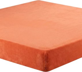 decoDoma Cearceaf cu elastic din micropluş coral 90 x 200 cm