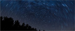 Tabloul cu cerul nocturn (120x50 cm)