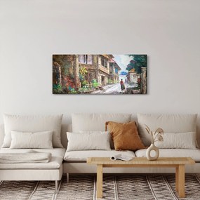 Tablou - Satul filipinez, Asia (120x50 cm)