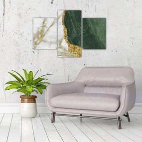 Tablou - Marmură verde N⁰3 (90x60 cm)