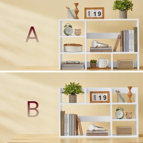 Raft pentru birou PRACTIC 80x50 cm, albă