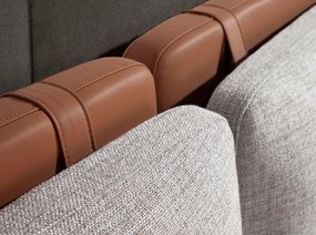 Pat dublu design LUX modern cu tablie eleganta Allan 180x200cm