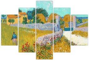 Tablou - Vincent van Gogh, Farmhouse in Provence, reproducere (150x105 cm)