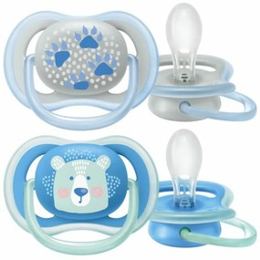 AVENT Ultra Air suzetă Băiat, 6-18m - Ursuleț de pluș