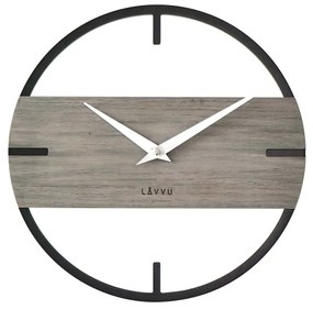 Ceas elegant din lemn LAVVU LOFT , diametru 35cm