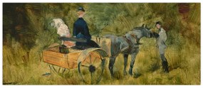 Tablou - Henri de Toulouse-Lautrec, The Trap, reproducere (120x50 cm)