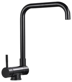 Mexen Madox baterie de bucătărie sub fereastră, Neagră - 672000-70