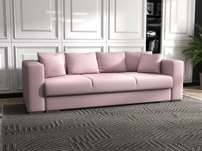 Canapea extensibilă dumonde cu ladă de depozitare si sezut confortabil din spuma high-density, Gloria Enjoy Flamingo 240x100 cm