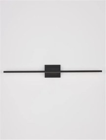 Aplica LED pentru oglinda / tablou AZURE negru L-90,5cm