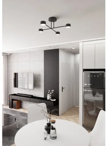 Lustră aplicată HALO 4xGX53/10W/230V negru