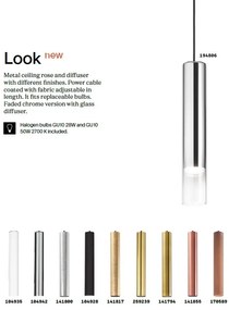 Pendul modern minimalist LOOK SP1 D06 CROMO SFUMATO