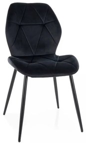 Scaun de bucătărie Stigia, negru