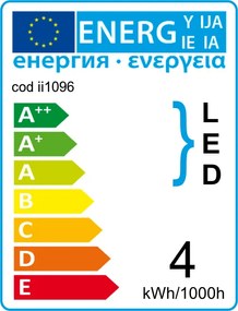 BEC LED FILAMENT COMPACT E14 4W LUMINA RECE