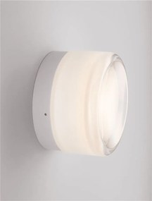 Aplica perete exterior, LED 3000K, Protectie IP65, POLLUX alb