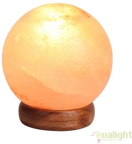 Veioza, lampa de masa din piatra de sare, diam,12,7cm, Ozone 4093 RX