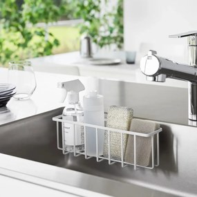 Suport pentru accesorii de spălat alb autoadeziv din metal Film Hook – YAMAZAKI