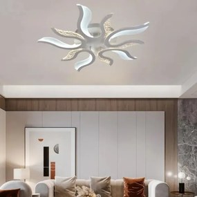 Lustră LED dimabilă aplicată LED/65W/230V 3000-6500K alb + telecomandă