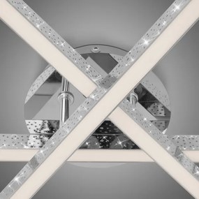 Lustră LED aplicată REY 3xLED/5W/230V crom lucios Brilo