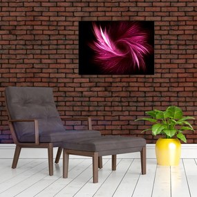 Tablou - abstracția în roz (70x50 cm)
