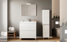 Set lemn masiv Mobilier Baie Lemon Configurabil - 100 cm