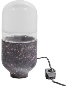 Lampă de masă ASEL 1xE27/25W/230V marmură gri/maro