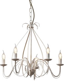 Candelabru clasic crem cu 5 lumini - Giuseppe