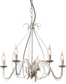 Candelabru clasic crem cu 5 lumini - Giuseppe