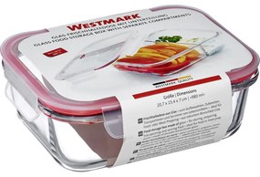 Recipient de sticlă Westmark pentru alimente cu 2compartimente, 980 ml