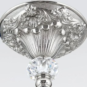 Candelabru cristal design lux LA BOHEME D-72cm 8L antique silver