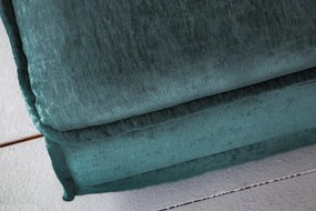 Taburete confortabil, suport pentru picioare Heaven 100cm, catifea verde albastrui A-40164 VC