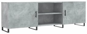 vidaXL Comodă TV, gri beton, 150x30x50 cm, lemn compozit