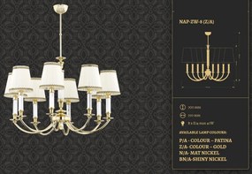 Candelabru 8 brate eleganta design clasic NAPOLI