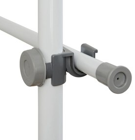 Suport extensibil pentru haine, Wenko, Herkules Basic, inox/plastic/polipropilena