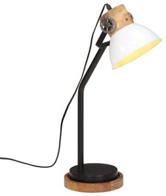 vidaXL Lampă de birou 25 W, alb, 18x18x60 cm, E27