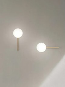 Ondaluce - Aplica de perete JEWEL 1xE14/10W/230V auriu/alb