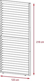 Jaluzea mobilă pentru pergolă bioclimatică 4 M