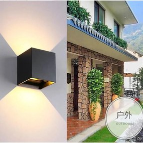 Aplica LED Exterior Cruz II BK