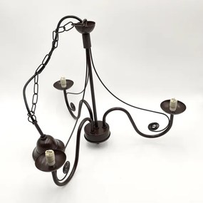 Lustră pe lanț Brilagi COTTAGE 3xG9/40W/230V maro/alb