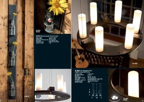 Candelabru din fier forjat cu 6 surse de lumina, HL 2557